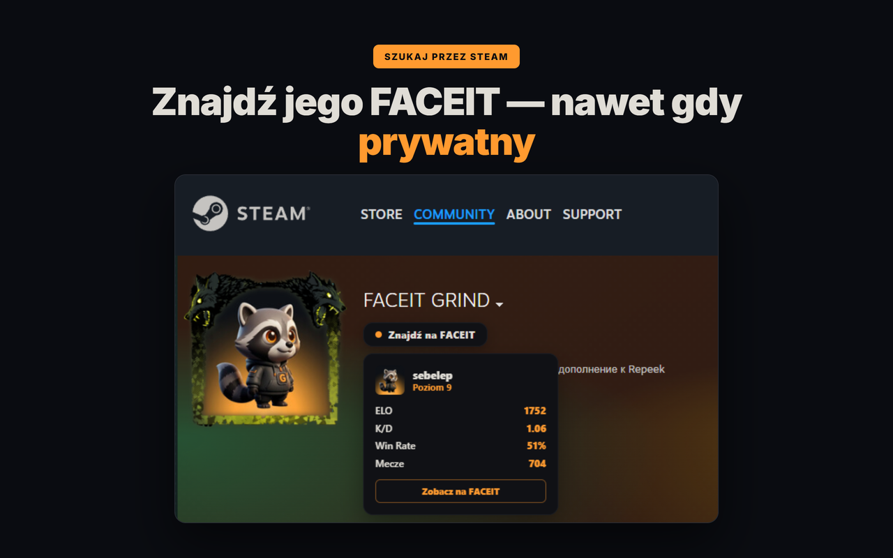 faceit przez steam