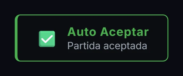 Aviso de GRIND: partida aceptada automáticamente